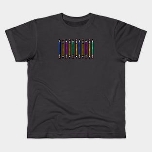 Pencil Pattern Kids T-Shirt